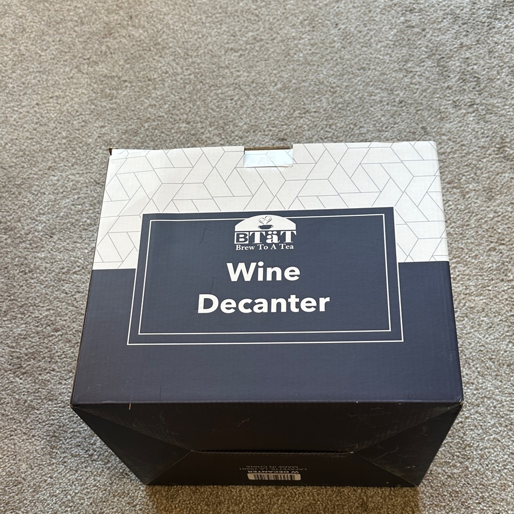 Brew To A Tea Wine Decanter